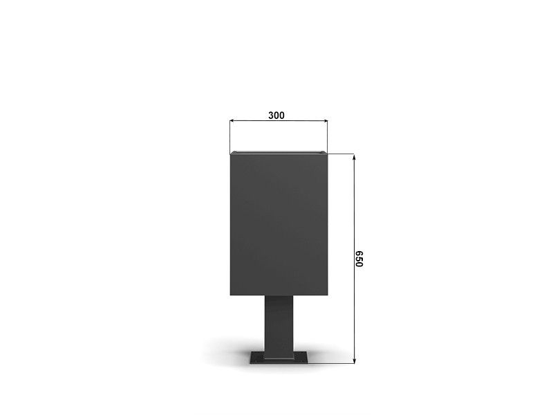 Emilie Street Litter Bin 40 l – photo 5