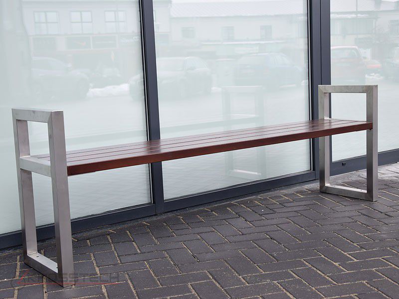 Marietta Backless Park Bench with Armrests 190 cm – photo 4