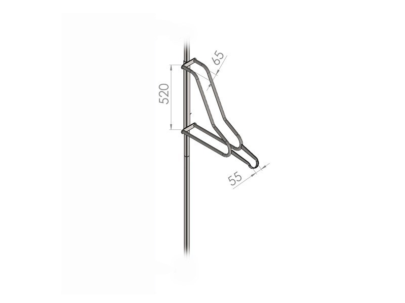 Kamil 6-Space Bike Hanger with Frame – photo 12