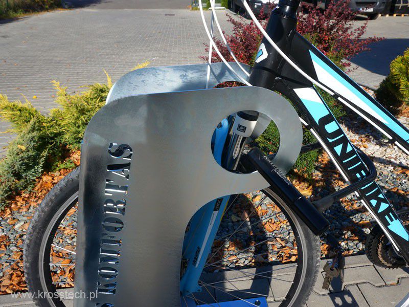 Otton 1-Space Bike Rack, Galvanised or Stainless Steel – photo 10