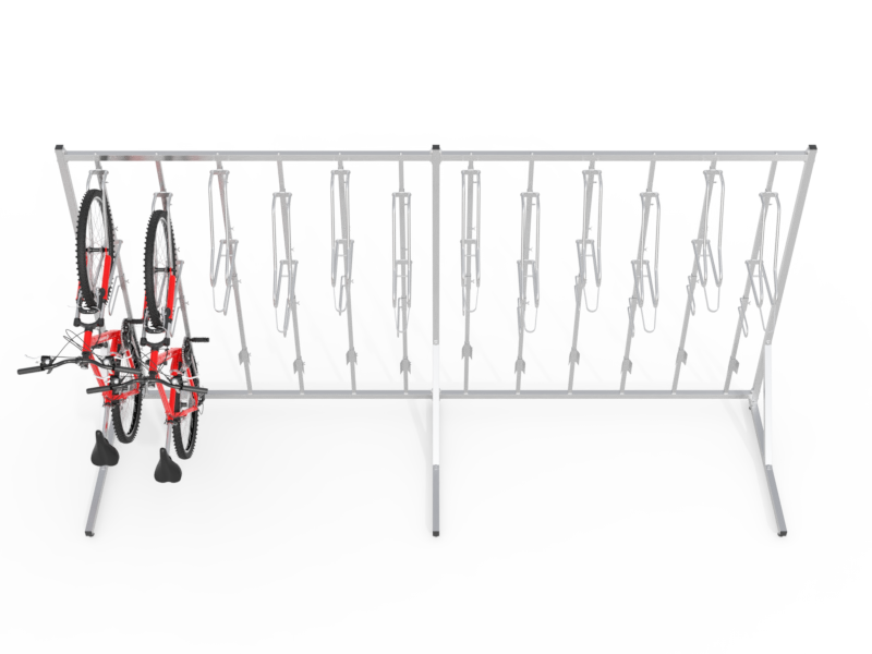 Kamil Bike Hanger, 12 Spaces, with Frame – photo 10