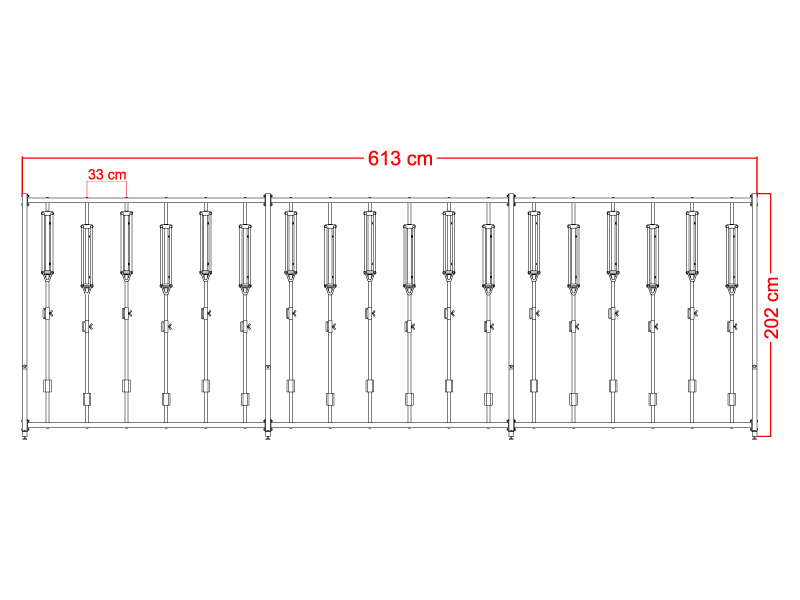 Kamil bike hanger 18 spaces on frame – photo 13