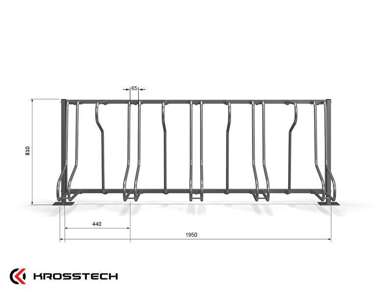 Szymon bike rack 5 spaces – photo 7