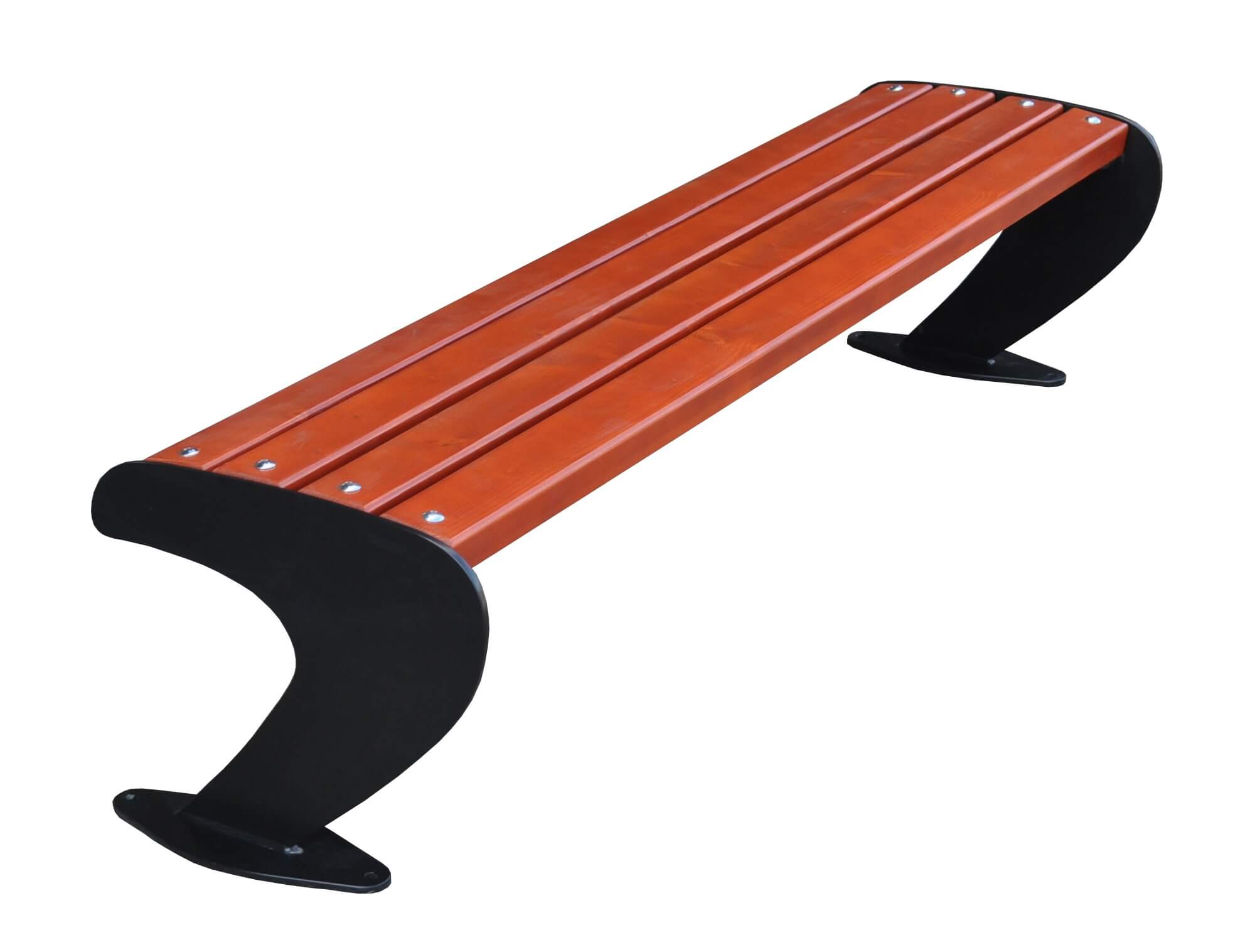 Emil metal bench without backrest 178 cm
