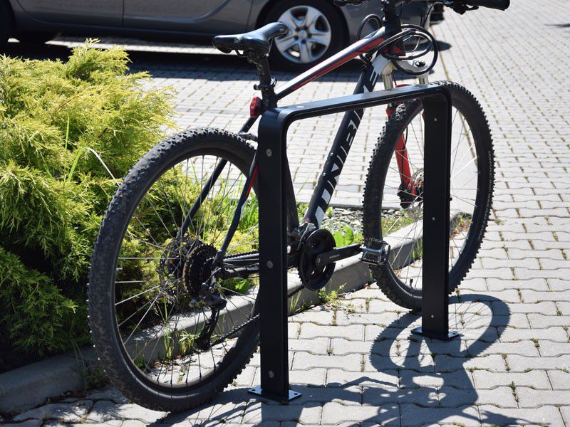 Stojak rowerowy Erica z elementami gumowymi 75 cm – nuotrauka 5
