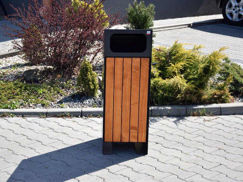 Oksana 80 l litter bin, height 97 cm, without ashtray – photo 3