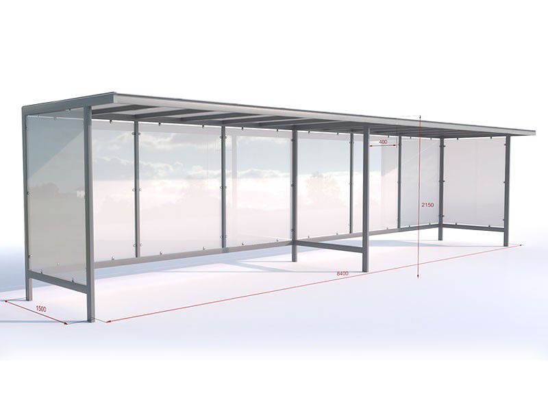 Megan Enclosed Bike Shelter 20 Spaces 840 cm – photo 4