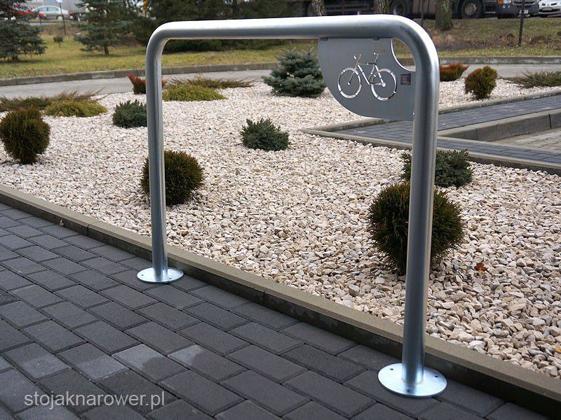 Viviana oval bike rack with sign – photo 4