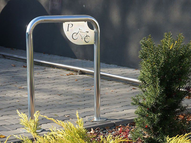 Viviana oval bike rack with sign – photo 5