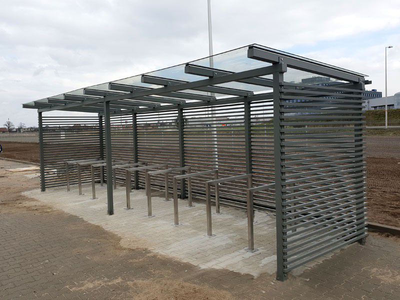 Niko enclosed bike shelter 20 spaces 858 cm basic version – photo 2