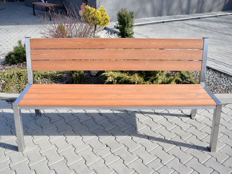 Ruby Park Bench with Polymer Slats 190 cm – photo 4