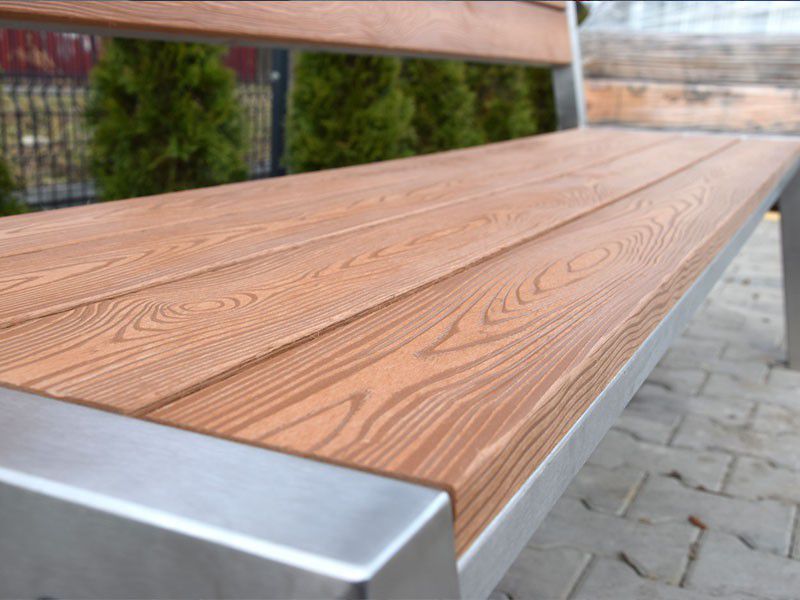 Ruby Park Bench with Polymer Slats 190 cm – photo 5