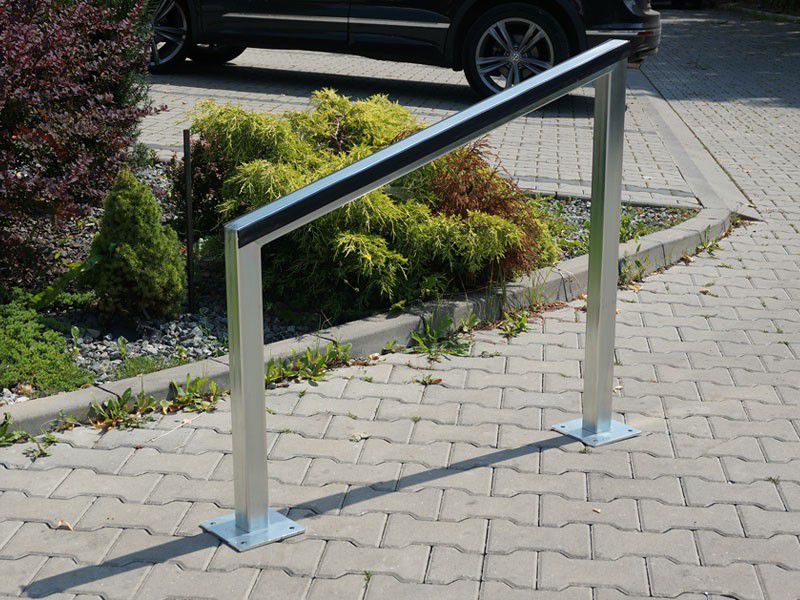 Stojak rowerowy Nico z elementami gumowymi 100 cm – nuotrauka 4