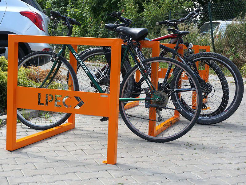 Carolina Bike Rack, 10 Spaces, with Laser-Cut Pattern – photo 4