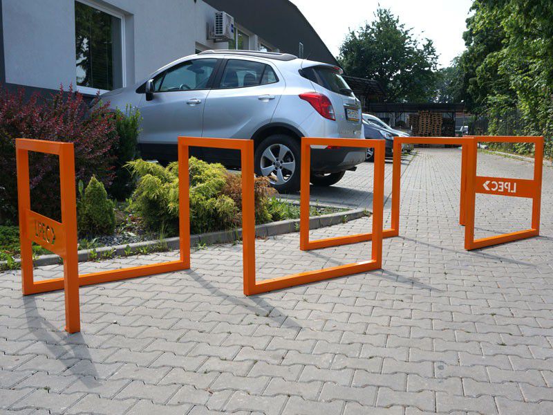 Carolina Bike Rack, 10 Spaces, with Laser-Cut Pattern – photo 5