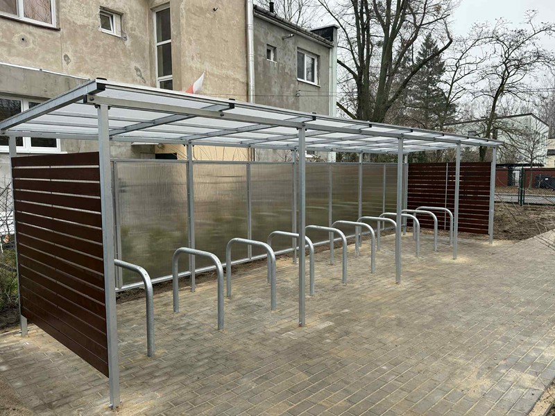 Liza Enclosed Bike Shelter, 10 Spaces, 420x230 cm – photo 2