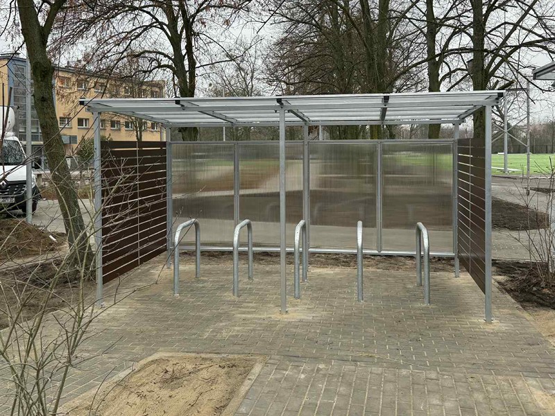 Liza Enclosed Bike Shelter, 10 Spaces, 420x230 cm – photo 3