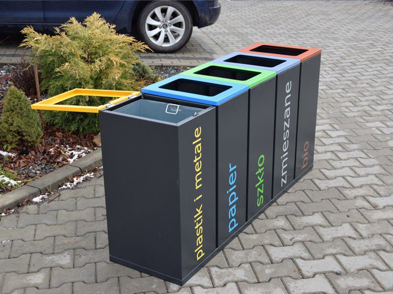 Konrad Recycling Bin 5 x 60 l – photo 3