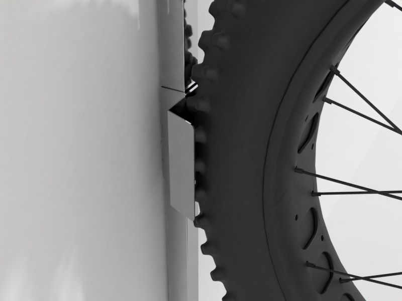 Fahrradwandhalter Kamil für 1 Fatbike 13 cm – Foto 6