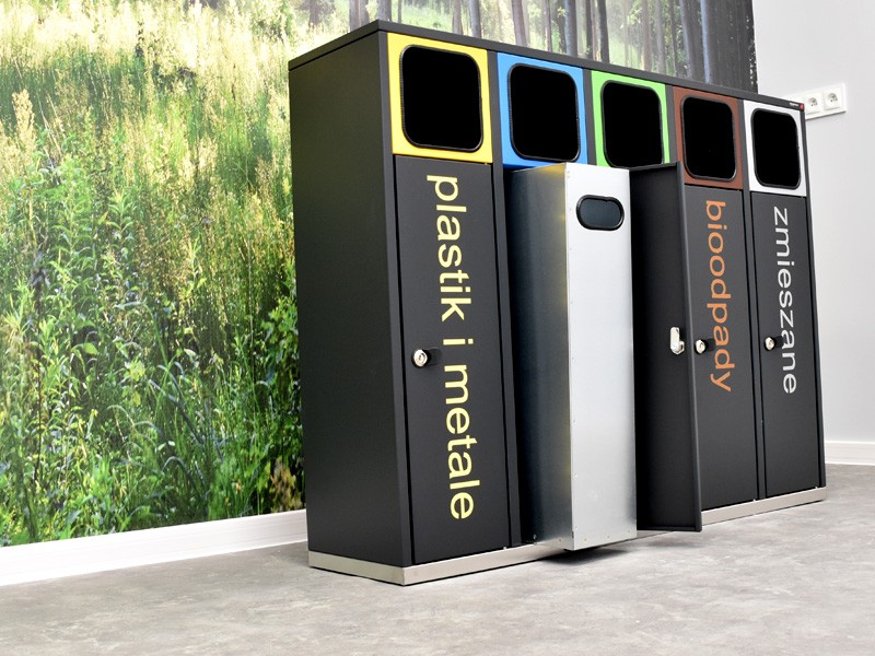 Mia recycling bin 5 x 40 l – photo 3