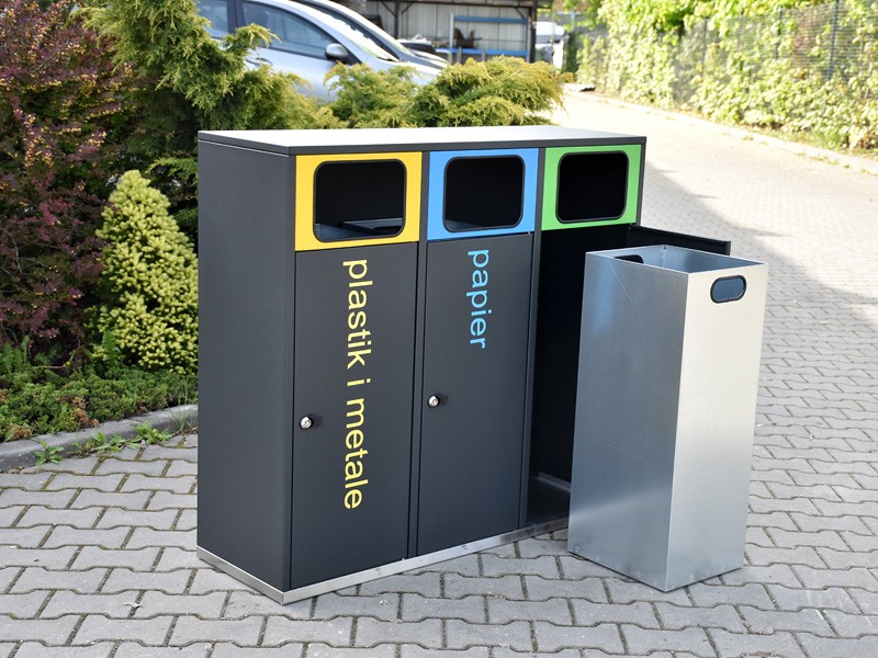 Mia recycling bin 3 x 80 l – photo 3