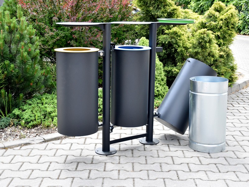 Arthur 3 x 30 l recycling bin – photo 5