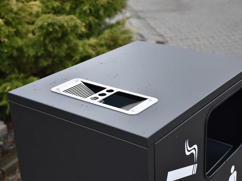 Bronisław Litter Bin with Ashtray 80 l – photo 4