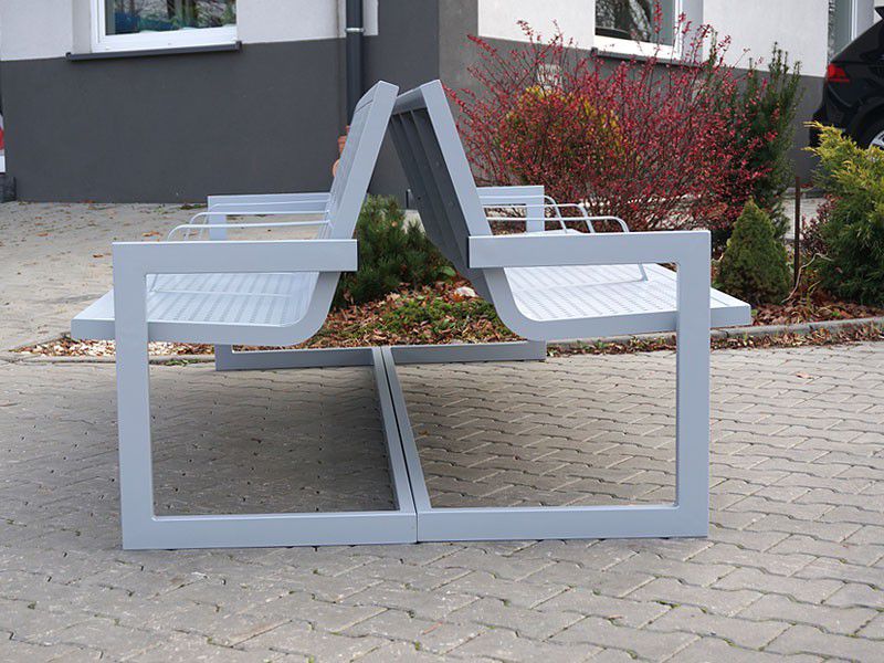 Enrique Double-Sided 8-Seater Station Bench 245 cm – photo 5