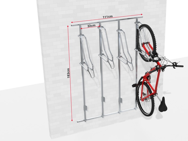 Kamil Bike Hanger 4 Spaces on Support Rail – photo 10
