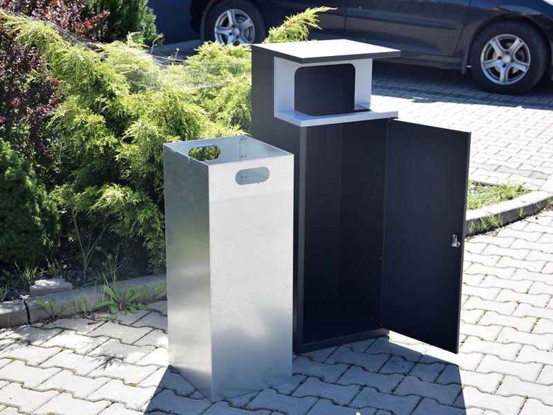 Kosz na odpadki Laura 80 l, wys. 104 cm – fotografija 4