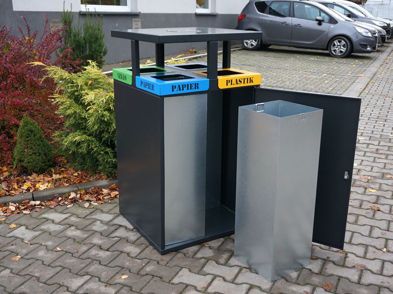 Krzesimir Recycling Bin 4 x 80 l 125 cm – photo 6