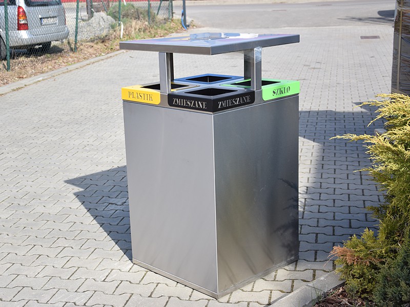 Krzesimir Recycling Bin 4 x 80 l 125 cm – photo 7