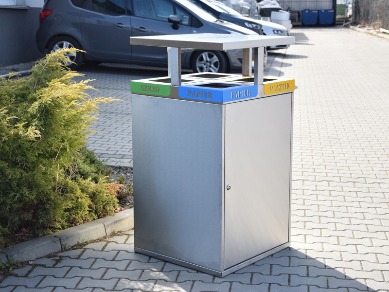 Krzesimir Recycling Bin 4 x 80 l 125 cm – photo 8