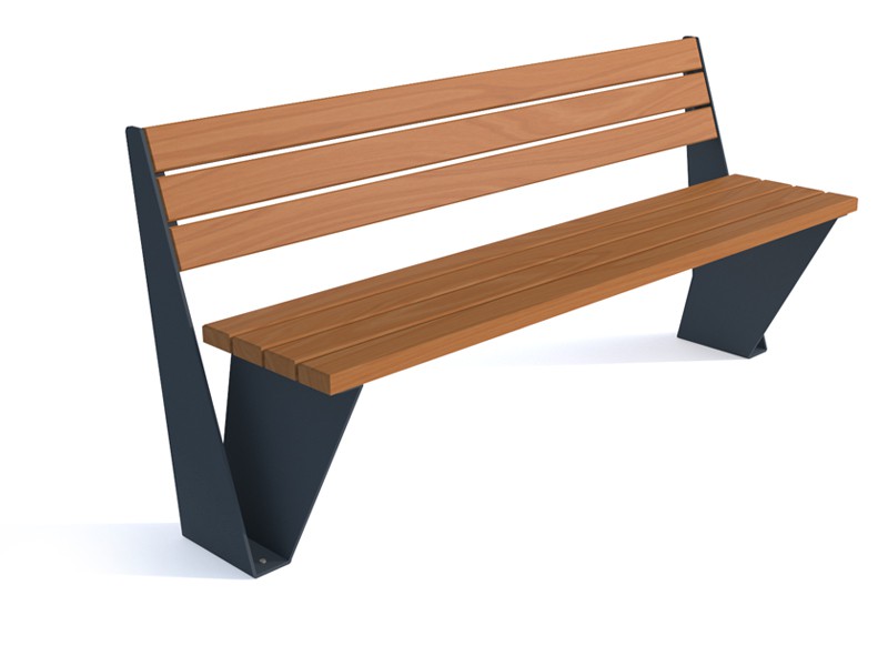 Dagmara Park Bench with Backrest 182 cm – photo 5