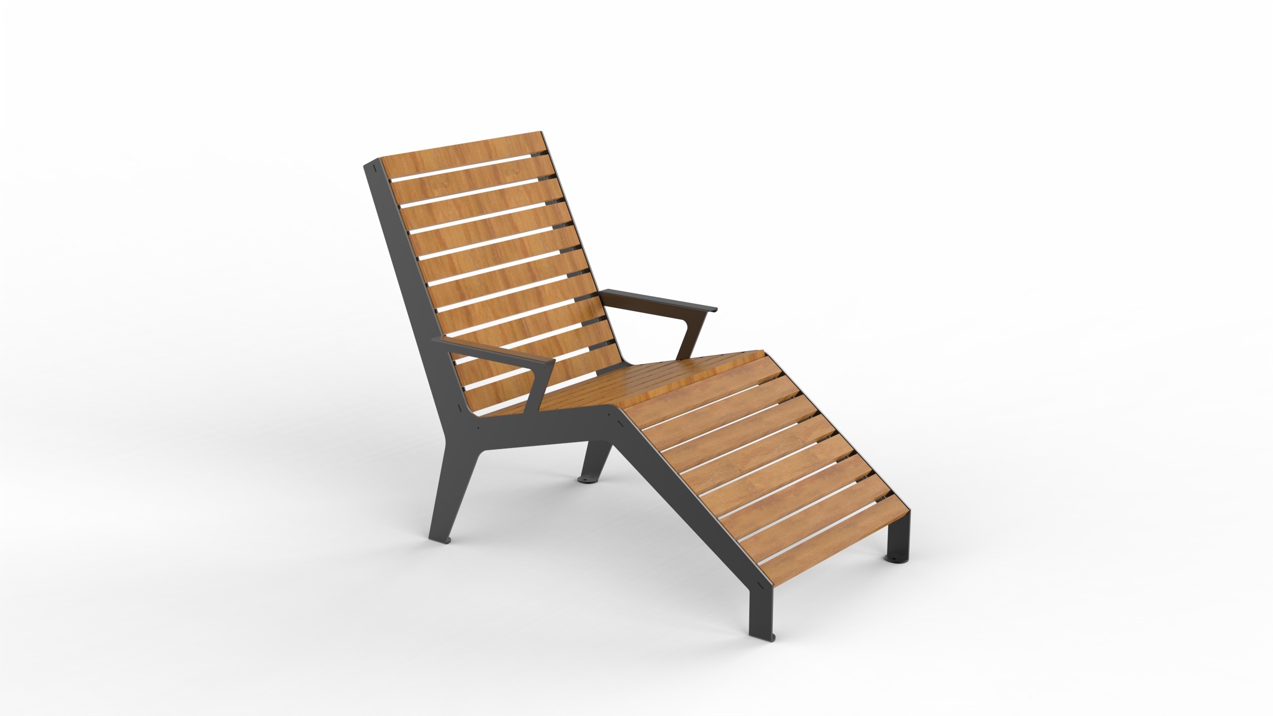 Zbyszko semi-reclining lounger 165 cm – photo 2