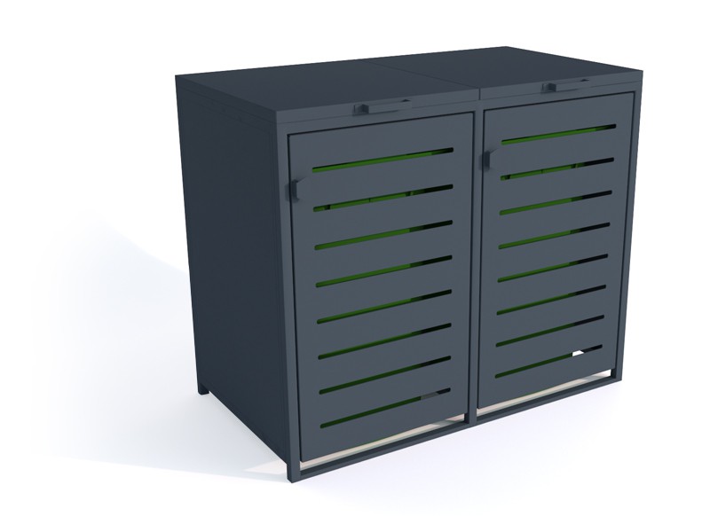 Nikoleta bin enclosure 2 x 120 l
