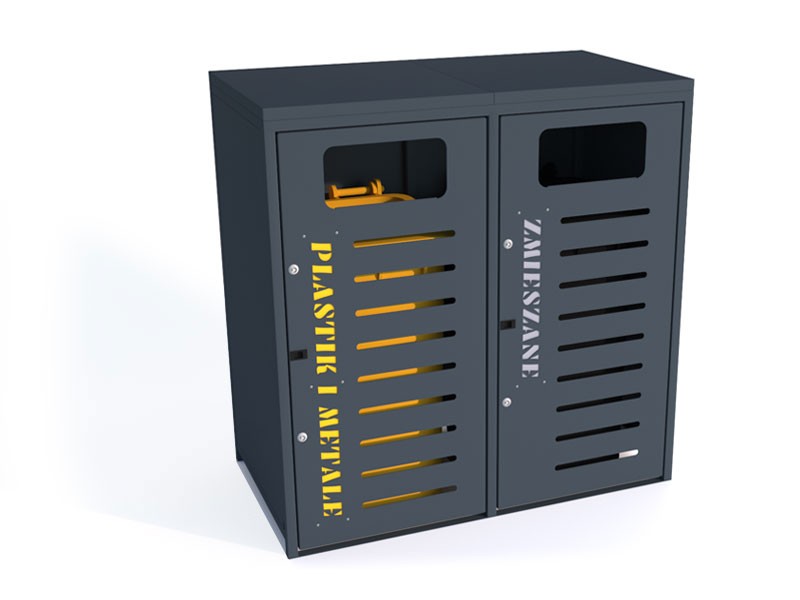Stanley Bin Store 2 x 120 l with Roof