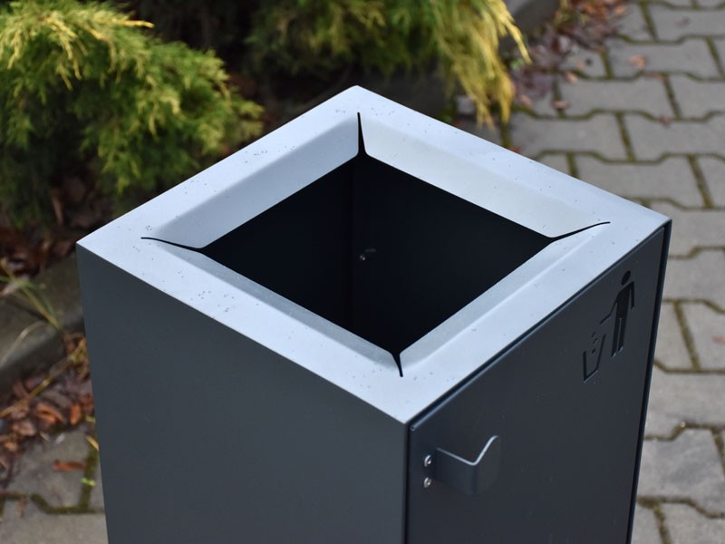 Kosz na odpadki Jacenty wys. 75 cm – fotografija 4