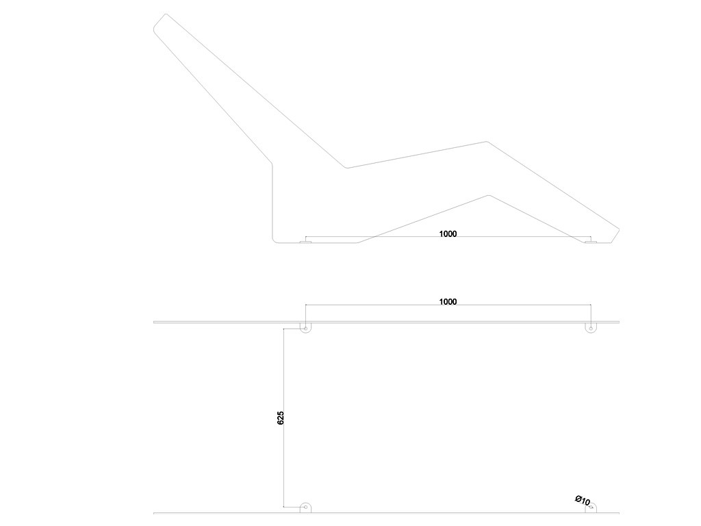 Kuba semi-reclining lounger – photo 8