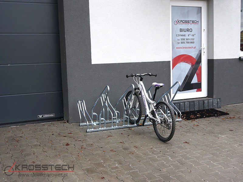Kasper bike rack 11 spaces with rails – photo 4