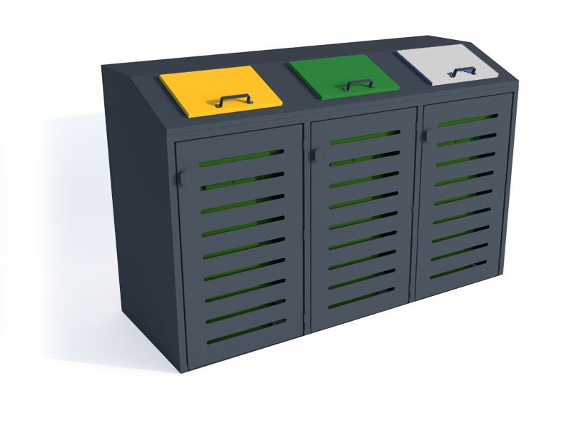 Zbyszko 3 x 120 l Bin Enclosure