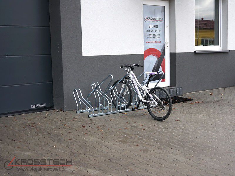 Kasper 13-Space Bike Rack with Rails – photo 5