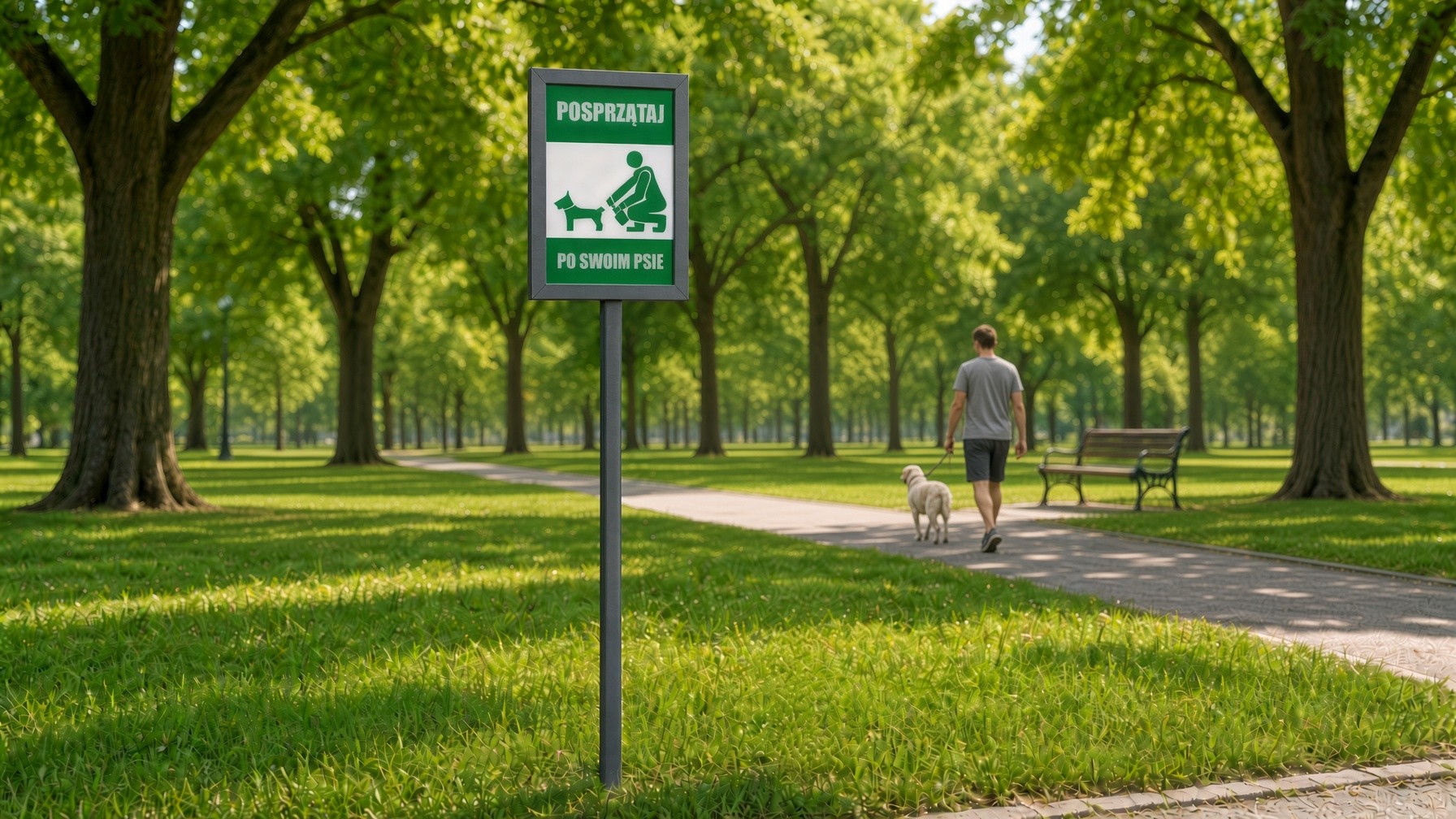 Paolo 'clean up after your dog' sign – photo 2