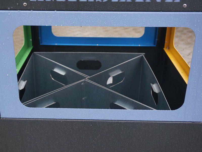 Krzesimir Recycling Bin 4 x 80 l 123 cm – photo 4