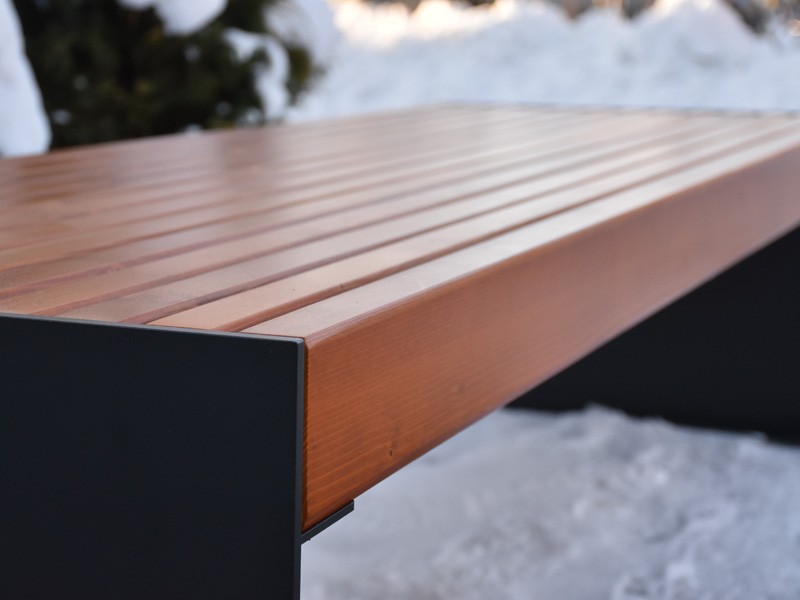 Luciano backless park bench 183 cm – photo 5