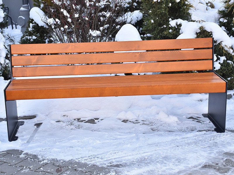 Luciano park bench with backrest 183 cm – photo 6