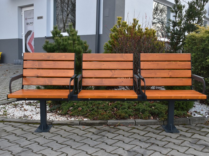 Ławka dworcowa Norbert 205,5 cm – fotografia 5