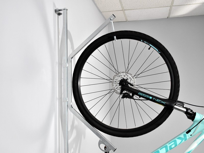 Fahrradwandhalter Megan für 1 Fahrrad, verstellbar, Höhe 182,5 cm – Foto 10