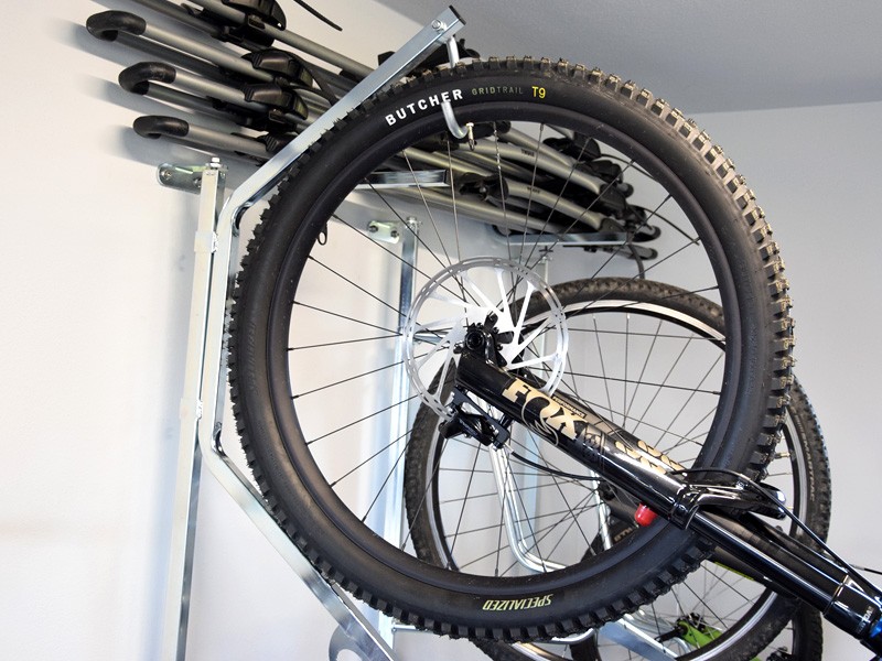 Fahrradwandhalter Megan für 1 Fahrrad, verstellbar, Höhe 182,5 cm – Foto 3