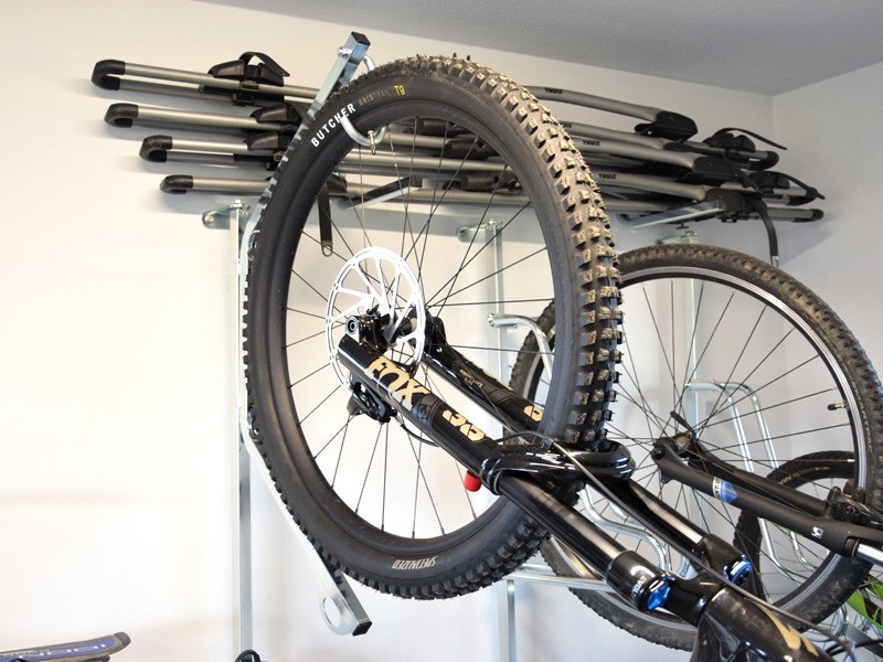 Fahrradwandhalter Megan für 1 Fahrrad, verstellbar, Höhe 182,5 cm – Foto 4